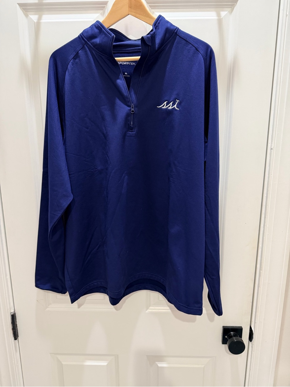 Men’s XL Navy Blue St.Simon’s Island Performance quarter zip pullover
